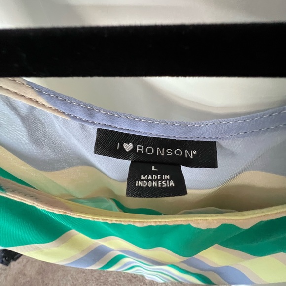 Stripe Scoop Neck Sleeveless Maxi Dress With Slip Underneath - Picture 5 of 10